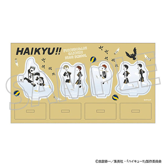 Haikyu!! Anime Merch - Acrylic Diorama Fukurodani Academy High School Yuru Pallet