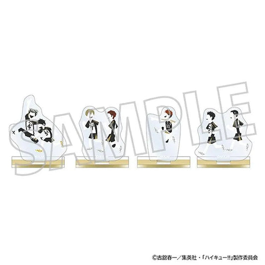 Haikyu!! Anime Merch - Acrylic Diorama Fukurodani Academy High School Yuru Pallet - Doki Doki Land