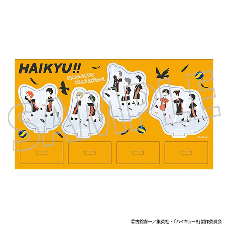 Haikyu!! Anime Merch - Acrylic Diorama Karasuno High School Yuru Pallet