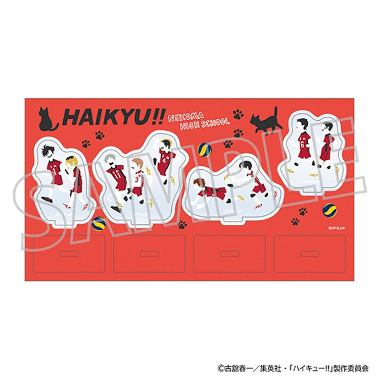 Haikyu!! Anime Merch - Acrylic Diorama Nekoma High School Yuru Pallet