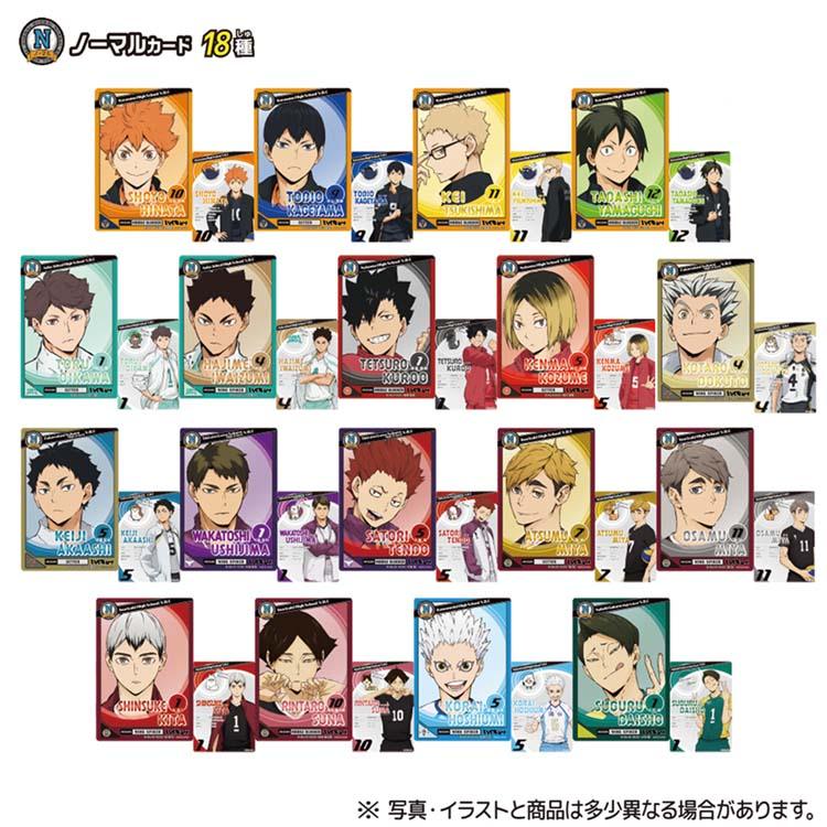 Haikyu!! Anime Merch - Charactible Card Gummy - Doki Doki Land 