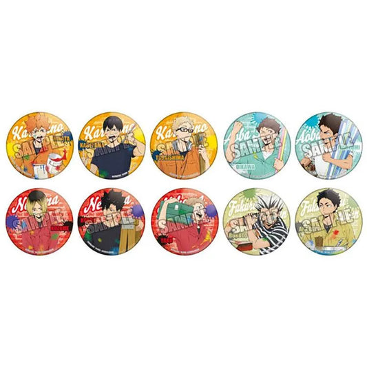 Haikyu!! Anime Merch - Color Palette Paint Suit Can Badge (1 Random) - Doki Doki Land