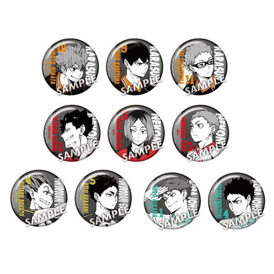 Haikyu!! Anime Merch - Color Palette Portrait Trading Can Badge (1 Random) - Doki Doki Land