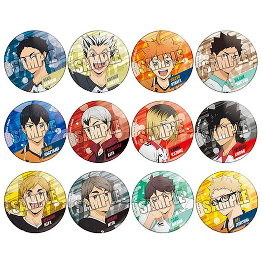 Haikyu!! Anime Merch - Color Palette School Object Can Badge (1 Random) - Doki Doki Land 