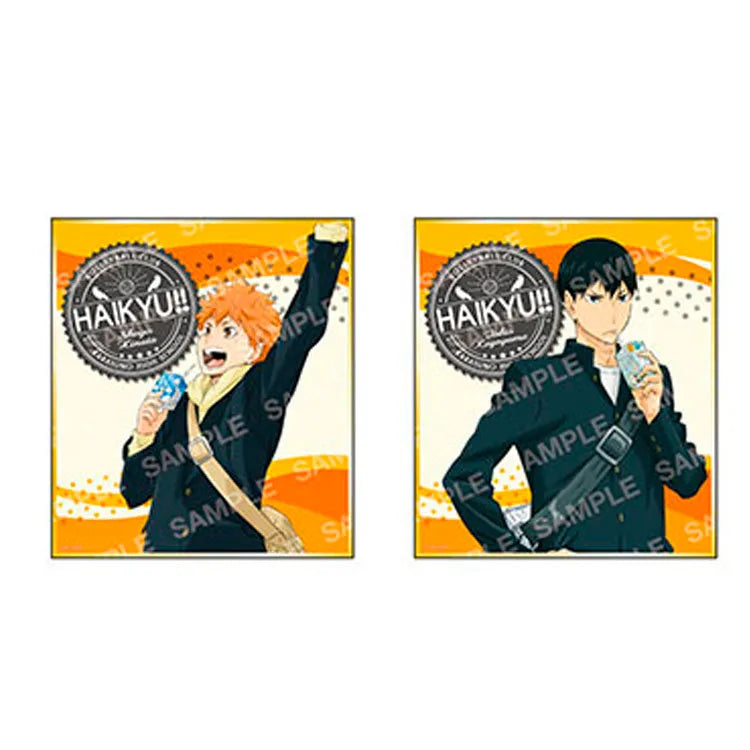 Haikyu!! Anime Merch - Drink Copyright Illustration Mini Shikishi Collection (1 Random) - Doki Doki Land 