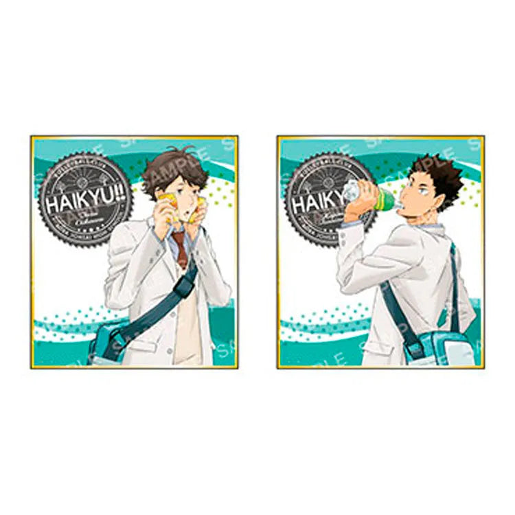 Haikyu!! Anime Merch - Drink Copyright Illustration Mini Shikishi Collection (1 Random) - Doki Doki Land 