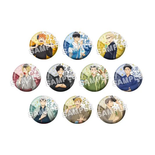 Haikyu!! Anime Merch - Festival Trading Japanese Paper Style Can Badge