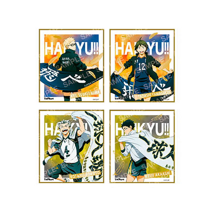 Haikyu!! Anime Merch - Foil Mini Shikishi Collection -Banner Copyright Vol.1- (1 Random) - Doki Doki Land 