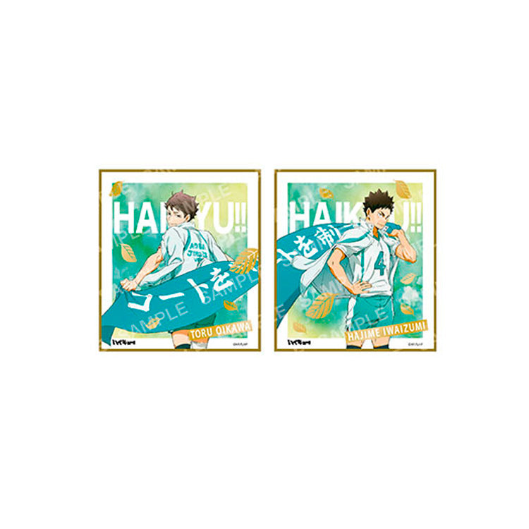 Haikyu!! Anime Merch - Foil Mini Shikishi Collection -Banner Copyright Vol.1- (1 Random) - Doki Doki Land 