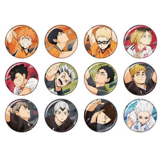 Haikyu!! Anime Merch - Glitter Can Badge (1 Random) - Doki Doki Land