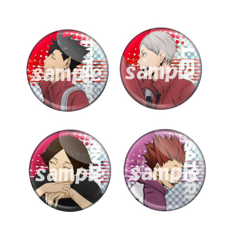 Haikyu!! Anime Merch - Middle Blocker Glitter Can Badge