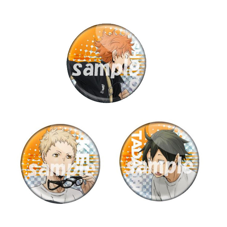 Haikyu!! Anime Merch - Middle Blocker Glitter Can Badge