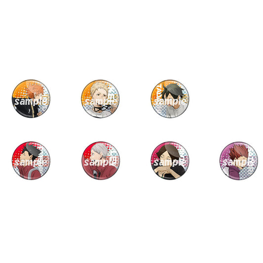 Haikyu!! Anime Merch - Middle Blocker Glitter Can Badge