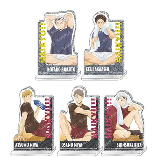 Haikyu!! Anime Merch - Mini Glitter Acrylic Stand (1 Random) - Doki Doki Land