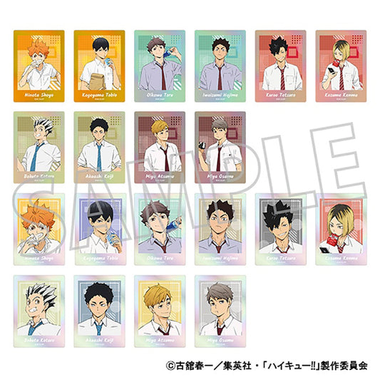 Haikyu!! Anime Merch - Pasha Colle Clear Ver. (1 Random)