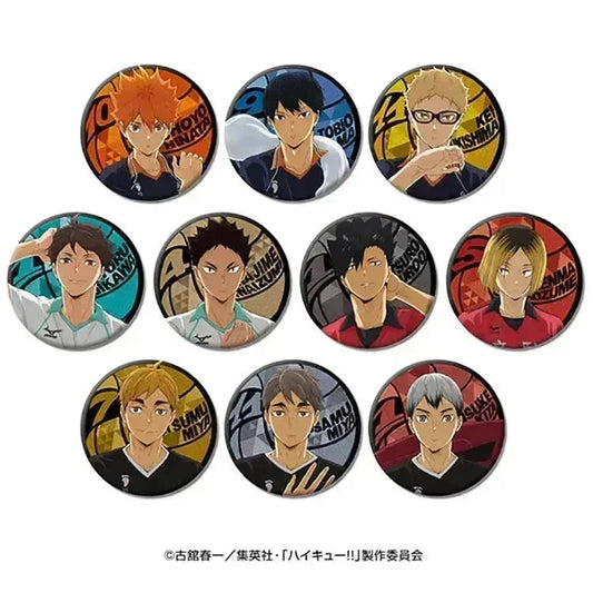 Haikyu!! Anime Merch - RameKira Tin Badge (1 Random)