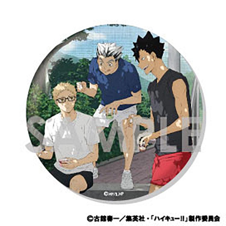 Haikyu!! Anime Merch - Trading Big Can Badge -Let's eat!- (1 Random)