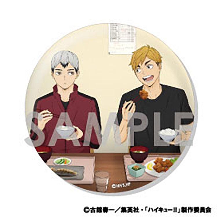 Haikyu!! Anime Merch - Trading Big Can Badge -Let's eat!- (1 Random) - Doki Doki Land 