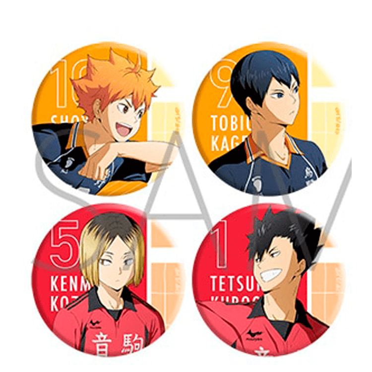 Haikyu!! Anime Merch - Trading Can Badge (1 Random) - Doki Doki Land 