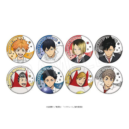 Haikyu!! Anime Merch - Trading Can Badge ROUND1 Collaboration Ver.(1 Random) - Doki Doki Land