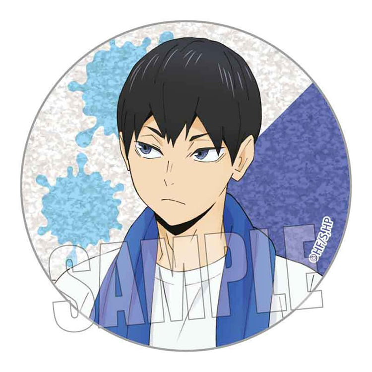 Haikyu!! Trading Glitter Can Badge Pool Cleaning Ver.