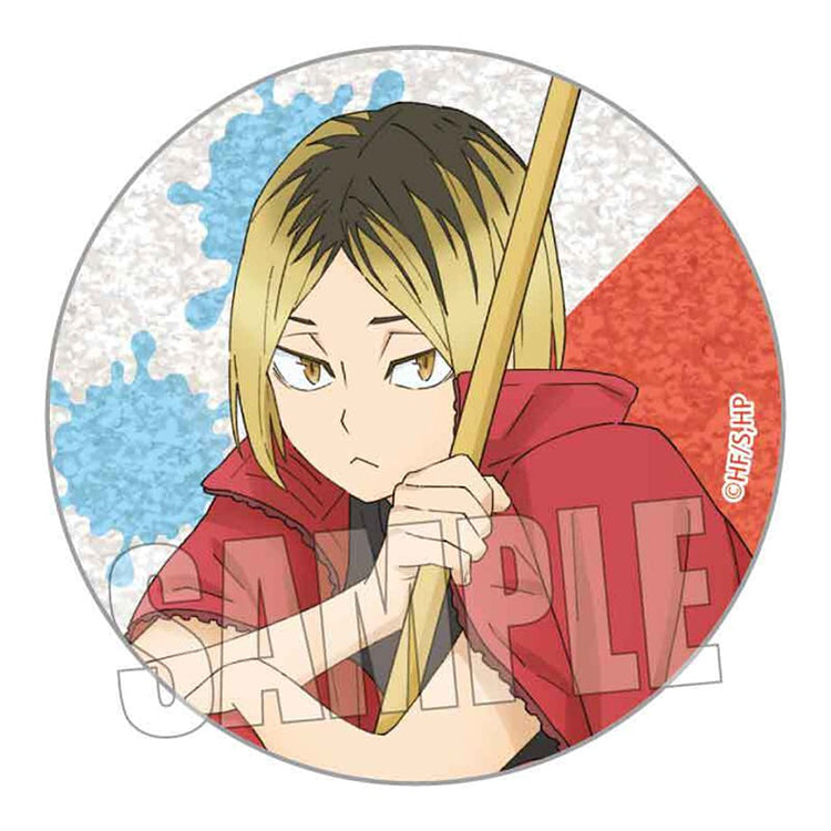 Haikyu!! Trading Glitter Can Badge Pool Cleaning Ver.