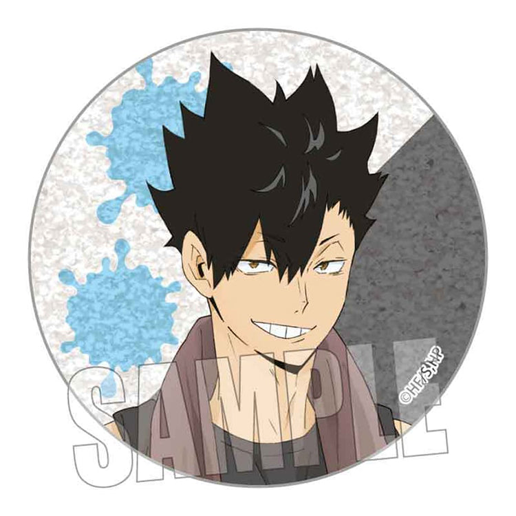 Haikyu!! Trading Glitter Can Badge Pool Cleaning Ver.