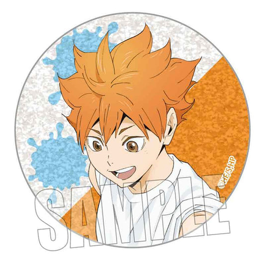 Haikyu!! Trading Glitter Can Badge Pool Cleaning Ver.