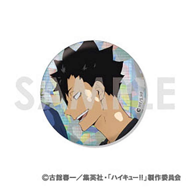 Haikyu!! Anime Merch - Trading Hologram Can Badge -Let's eat!- 