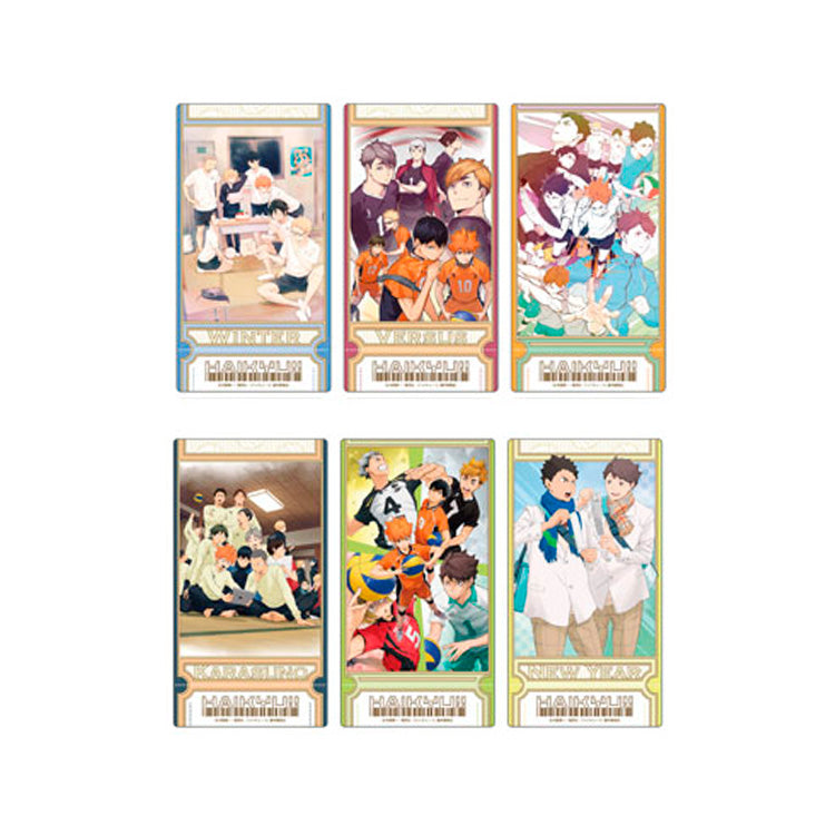 Haikyu!! Anime Merch - Visual Clear Ticket Vol.1 (1 Random)