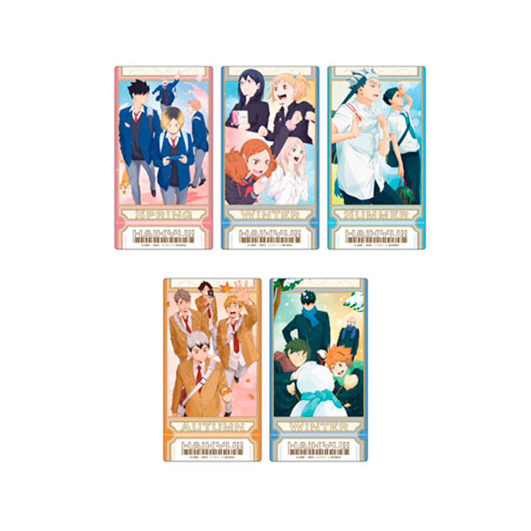 Haikyu!! Anime Merch - Visual Clear Ticket Vol.1 (1 Random)