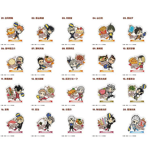 Haikyu!! Shokugan - Chara Gourmet Acrylic Stand (1 Random) - Doki Doki Land