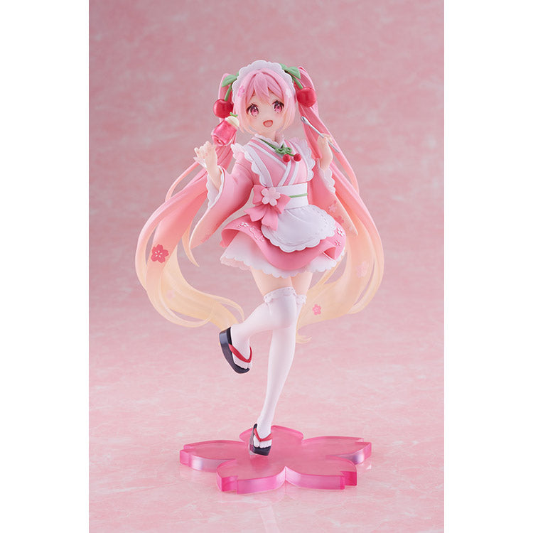 Hastune Miku Coreful Figure - Sakura Miku Newley Written Figure Japanese Cafe Ver. - Doki Doki Land 