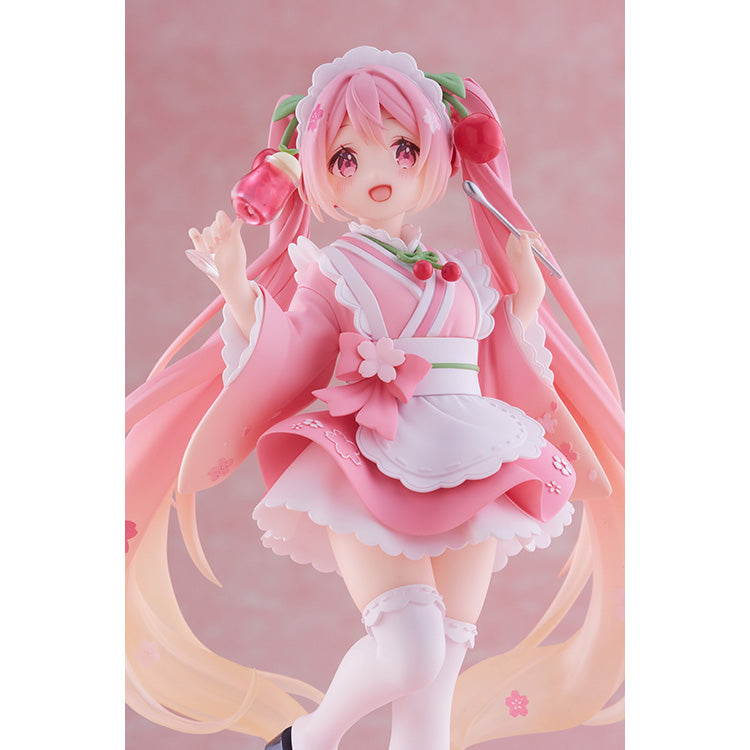 Hastune Miku Coreful Figure - Sakura Miku Newley Written Figure Japanese Cafe Ver. - Doki Doki Land 