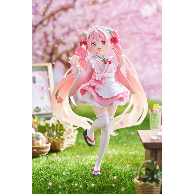 Hastune Miku Coreful Figure - Sakura Miku Newley Written Figure Japanese Cafe Ver. - Doki Doki Land 