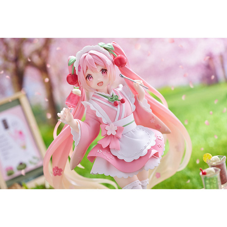 Hastune Miku Coreful Figure - Sakura Miku Newley Written Figure Japanese Cafe Ver. - Doki Doki Land 