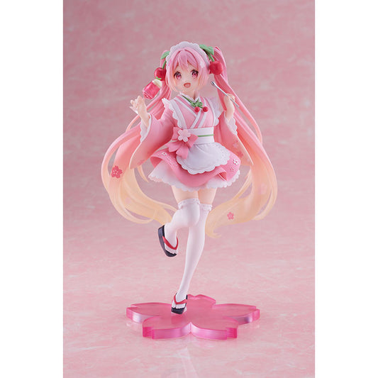 Hastune Miku Coreful Figure - Sakura Miku Newley Written Figure Japanese Cafe Ver. - Doki Doki Land 