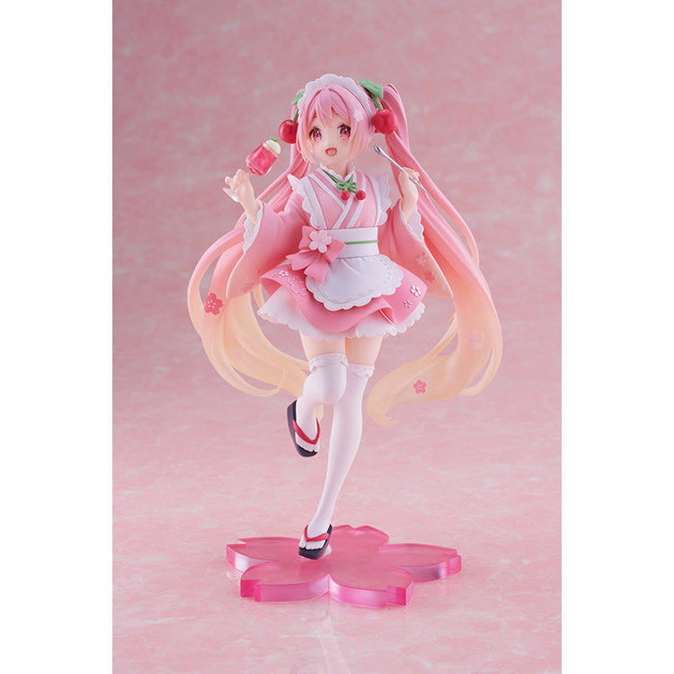 Hastune Miku Coreful Figure - Sakura Miku Newley Written Figure Japanese Cafe Ver. - Doki Doki Land 