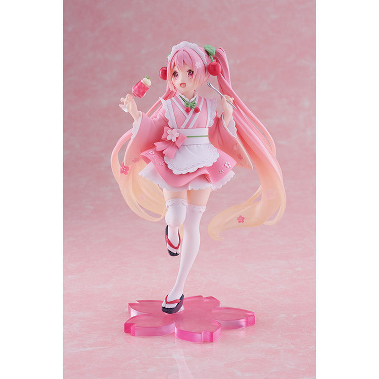 Hastune Miku Coreful Figure - Sakura Miku Newley Written Figure Japanese Cafe Ver. - Doki Doki Land 