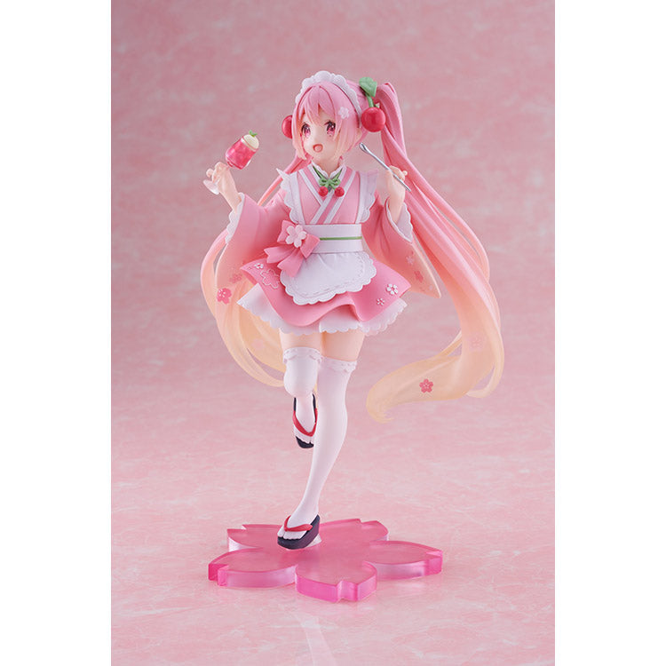 Hastune Miku Coreful Figure - Sakura Miku Newley Written Figure Japanese Cafe Ver. - Doki Doki Land 