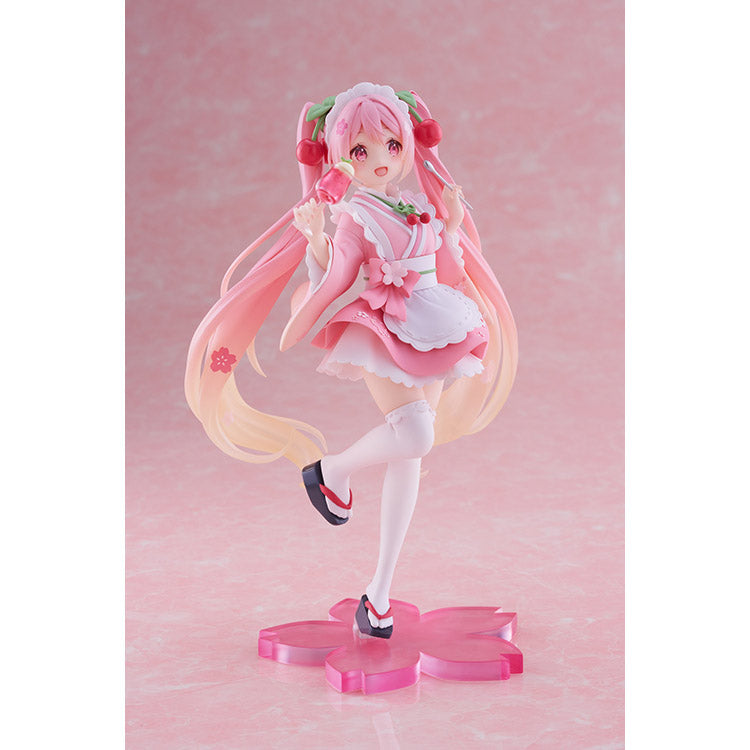 Hastune Miku Coreful Figure - Sakura Miku Newley Written Figure Japanese Cafe Ver. - Doki Doki Land 