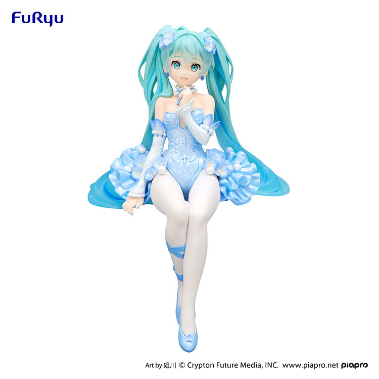 (Pre-Order END) Hastune Miku Noodle Stopper Figure - Hatsune Miku Flower Fairy Nemophila Pail Blue Color Ver. - Doki Doki Land 