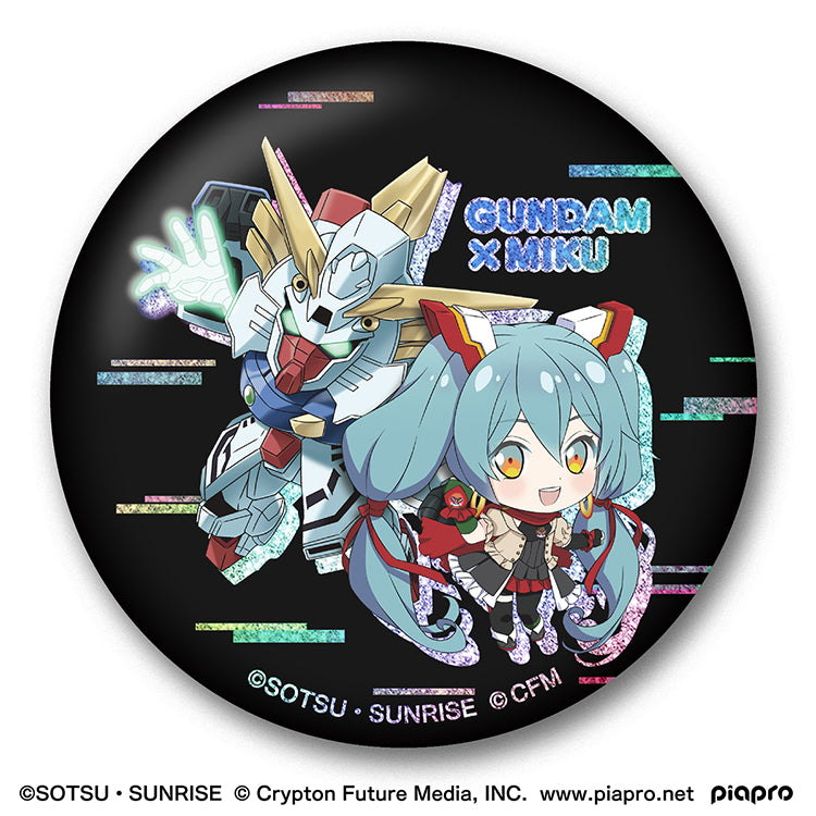 Bandai Shokugan Can Badge Gundam x Miku Memorial Can Badge Set 