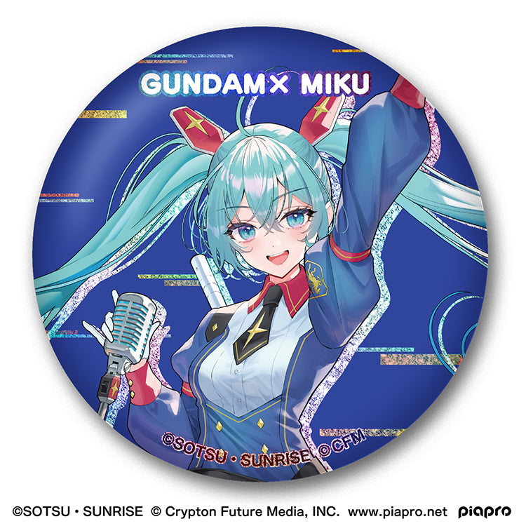 Bandai Shokugan Can Badge Gundam x Miku Memorial Can Badge Set 