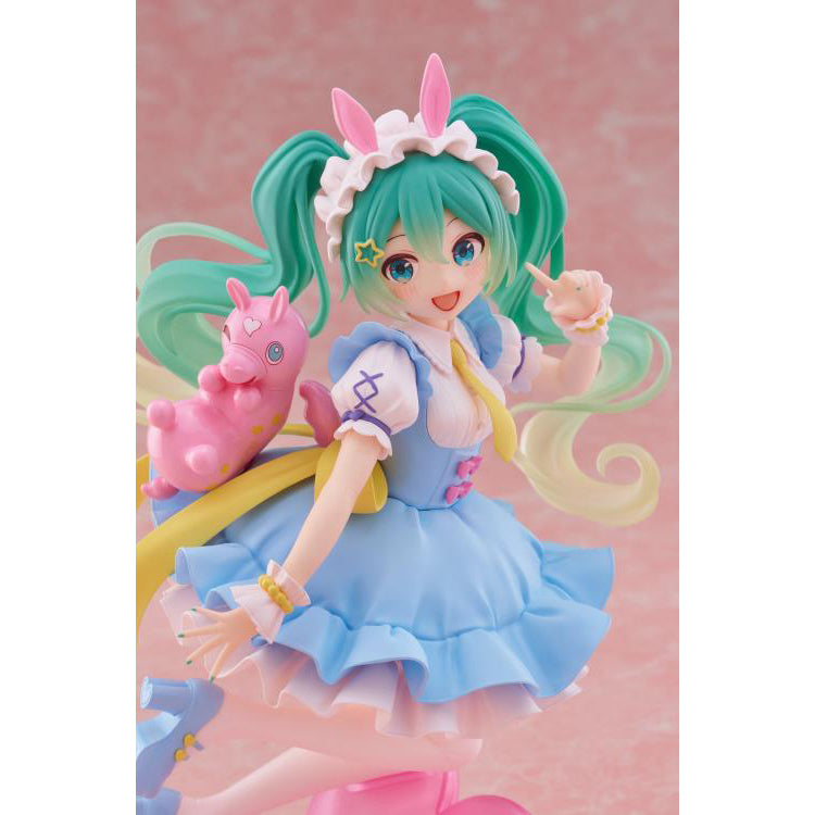 Vocaloid AMP+ Hatsune Miku x Rody Fairy Tale Ver figure by Taito in a fairy tale inspired outfit
