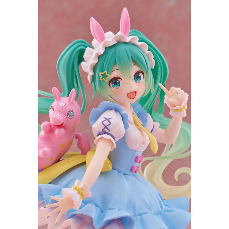 Vocaloid AMP+ Hatsune Miku x Rody Fairy Tale Ver figure by Taito in a fairy tale inspired outfit
