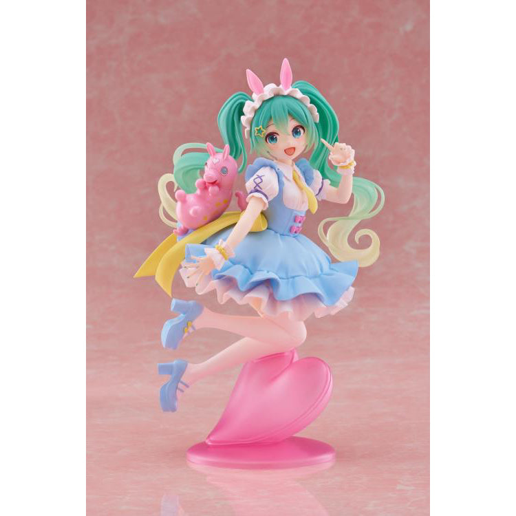 Vocaloid AMP+ Hatsune Miku x Rody Fairy Tale Ver figure by Taito in a fairy tale inspired outfit
