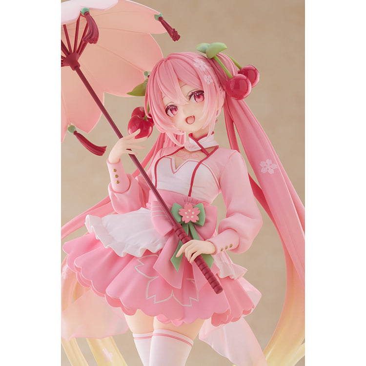 Hatsune Miku AMP+ Figure - Sakura Miku (Sakura Dress Ver.)