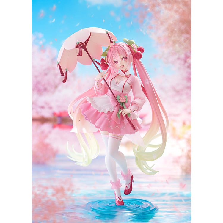 Hatsune Miku AMP+ Figure - Sakura Miku (Sakura Dress Ver.)