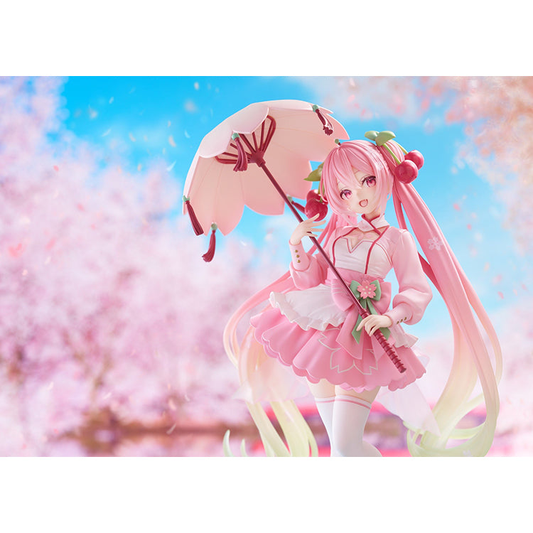 Hatsune Miku AMP+ Figure - Sakura Miku (Sakura Dress Ver.)